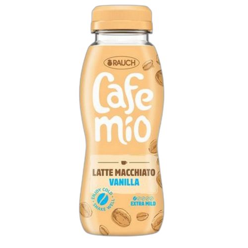 Kávés tejital, 0,25l, RAUCH "Cafemio Latte Macchiato Vanilla", extra mild