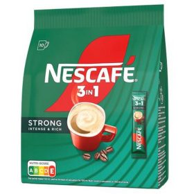   Instant coffee stick, 10x16.5 g, NESCAFÉ, 3in1 "Strong"