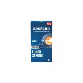  Kávékapszula, Nespresso® kompatibilis, 10 db, EDUSCHO "Lungo Strong"
