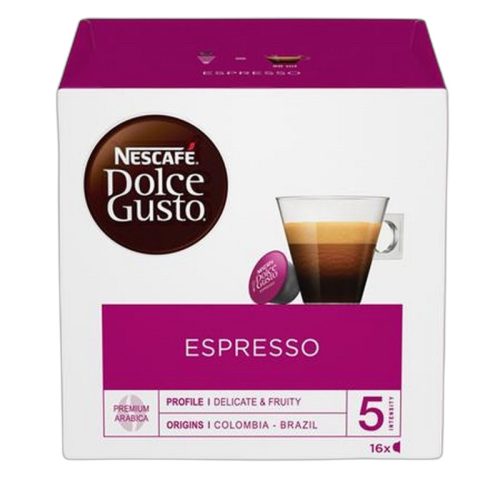 Kávékapszula, 16 x 5,5 g,  NESCAFÉ DOLCE GUSTO "Espresso"