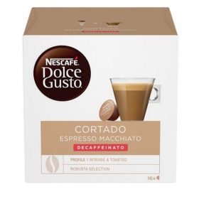   Coffee capsules, 16 pcs., NESCAFÉ DOLCE GUSTO "Cortado", caffeine-free