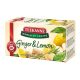 Gyümölcstea, 20x1,75 g, TEEKANNE "World of Fruits", gyömbér-citrom