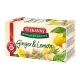 Gyümölcstea, 20x1,75 g, TEEKANNE "World of Fruits", gyömbér-citrom