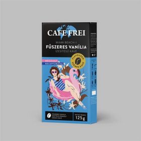   Coffee, roasted, whole, 125 g, CAFE FREI "Miami vanilla" with cinnamon and nutmeg