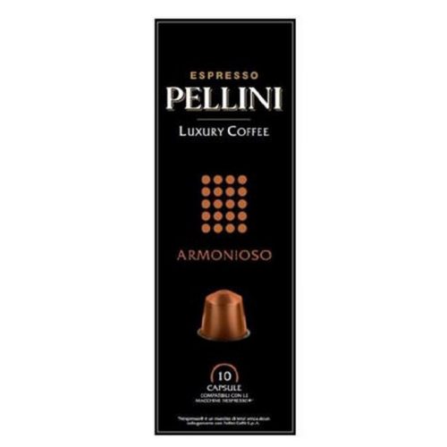 Kávékapszula, Nespresso® kompatibilis, 10 db, PELLINI, "Armonioso"