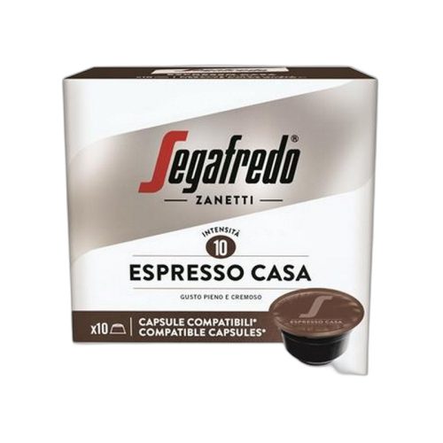 Kávékapszula, Dolce Gusto kompatibilis, 10 db, SEGAFREDO "Espresso Casa"