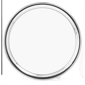 Tálca, kerek, rozsdamentes acél, krómozott, 29cm