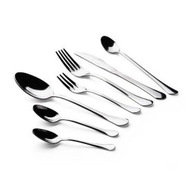   Italkeverő kanál, rozsdamentes acél, 20,5 cm, 6 db-os szett, "Boston"