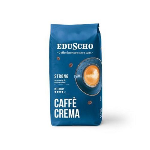 Kávé, pörkölt, szemes, 500 g, EDUSCHO "Caffe Crema Strong"