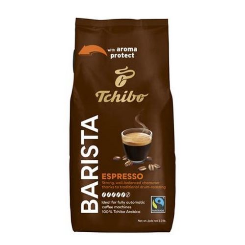 Kávé, pörkölt, szemes, 1000 g, TCHIBO "Barista Espresso"