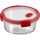 Ételtartó, kerek, üveg, 1,2 l, CURVER "Smart Cook", piros