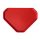 Önkiszolgáló tálca, háromszögletű, műanyag, éttermi,  piros, 47,5x34 cm