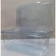Ételtároló doboz, egybefedeles, újrahasznosított műanyag, szögletes, 750 ml, 100 db, "Part...