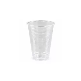 Műanyag pohár, 2 dl, 100 db, átlátszó