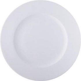   Lapostányér, fehér, 24 cm, 6 db-os szett "Economic"