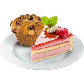   Csemegetányér, fehér, 19 cm, 6 db-os szett "Economic"