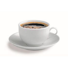   Kávéscsésze+alj, fehér, 20 cl, 6 db-os szett "Economic Roma"