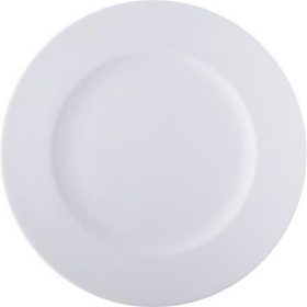   Lapostányér, fehér, 27 cm, 6 db-os szett "Economic"