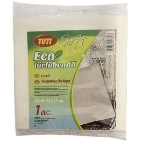   Törlőkendő, univerzális, 38x38 cm, 1 db, TUTI "Soft Eco"