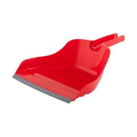 Szemeteslapát, gumiéllel, BONUS "Handrix", piros