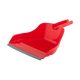 Szemeteslapát, gumiéllel, BONUS "Handrix", piros