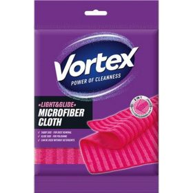   Törlőkendő, mikroszálas, tisztít és fényesít, 40x40 cm, 1 db, VORTEX, rózsaszín