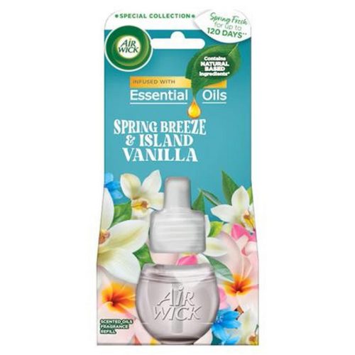 Illatosító készülék utántöltő, elektromos, 19 ml, AIR WICK "Life scents", tavaszi szellő é...