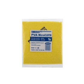   Törlőkendő, univerzális, 40x34 cm,BONUS "MicroCLOTH", sárga