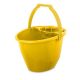 Felmosóvödör, csavarókosárral, 11 l, BONUS, sárga