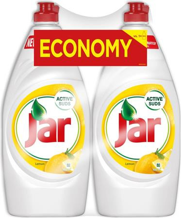 Mosogatószer, duopack, 2x900 ml, JAR, citrom