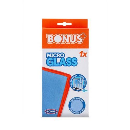 Ablaktörlő kendő, mikroszálas BONUS "MicroGLASS"