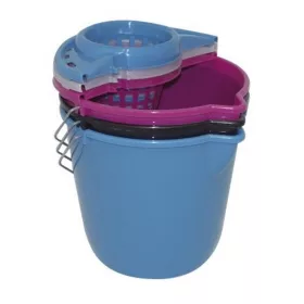 Felmosóvödör csavarókosárral, kerek, 12 l