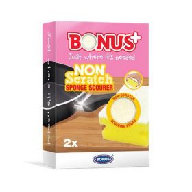 Mosogatószivacs, karcmentes, 2 db BONUS