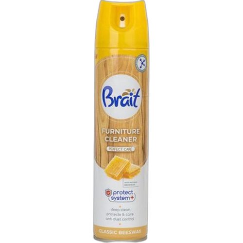 Felülettisztító, spray, 0,35 l, "Brait Classic", méhviaszos