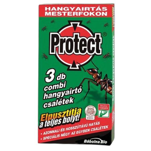 Hangyairtó csalétek, 3 db, PROTECT "Combi"