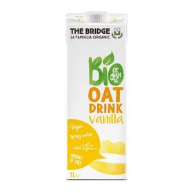   Növényi ital, bio, dobozos, 1 l, THE BRIDGE, zab, vaníliás