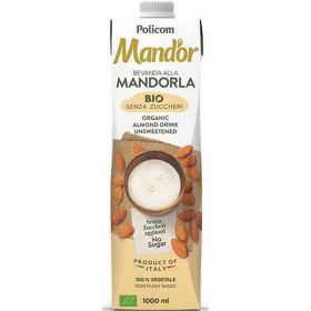   Növényi ital, cukormentes, dobozos, 1 l, MAND'OR "Prémium Bio", mandula