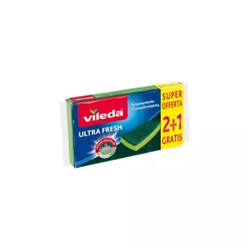   Súrolószivacs, 2+1 db, VILEDA "Ultra Fresh", zöld