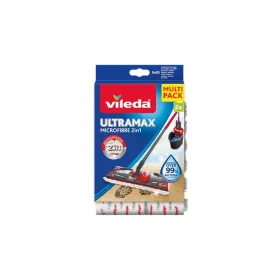   Lapos felmosó utántöltő, 2in1, VILEDA "Ultramax", fehér-piros