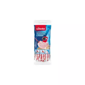   Felmosó utántöltő, VILEDA "Supermocio Microfiber&Power", fehér-piros