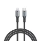 USB kábel, USB-C - Lightning (Apple), 1,2m, VERBATIM, fekete