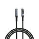 USB kábel, USB-C - USB-C, 1,2 m, 240W, teljesítménykijelzővel, VERBATIM