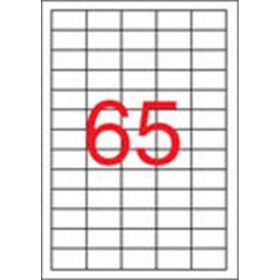   Etikett, univerzális, 38x21,2 mm, eltávolítható, APLI, 6500 etikett/csomag