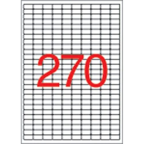 Etikett, univerzális, 17,8x10 mm, eltávolítható, kerekített sarkú, APLI, 6750 etikett/csom...