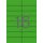 Etikett, 105x37 mm, színes, APLI, zöld 1600 etikett/csomag