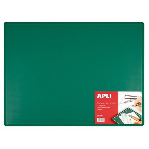 Vágóalátét, PVC, 600 x 450 x 3 mm (A2), APLI, zöld