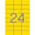 Etikett, 70x37 mm, színes, APLI, sárga, 480 etikett/csomag