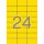 Etikett, 70x37 mm, színes, APLI, sárga, 480 etikett/csomag
