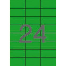 Etikett, 70x37 mm, színes, APLI, zöld, 480 etikett/csomag