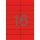 Etikett, 105x37 mm, színes, APLI, piros, 320 etikett/csomag